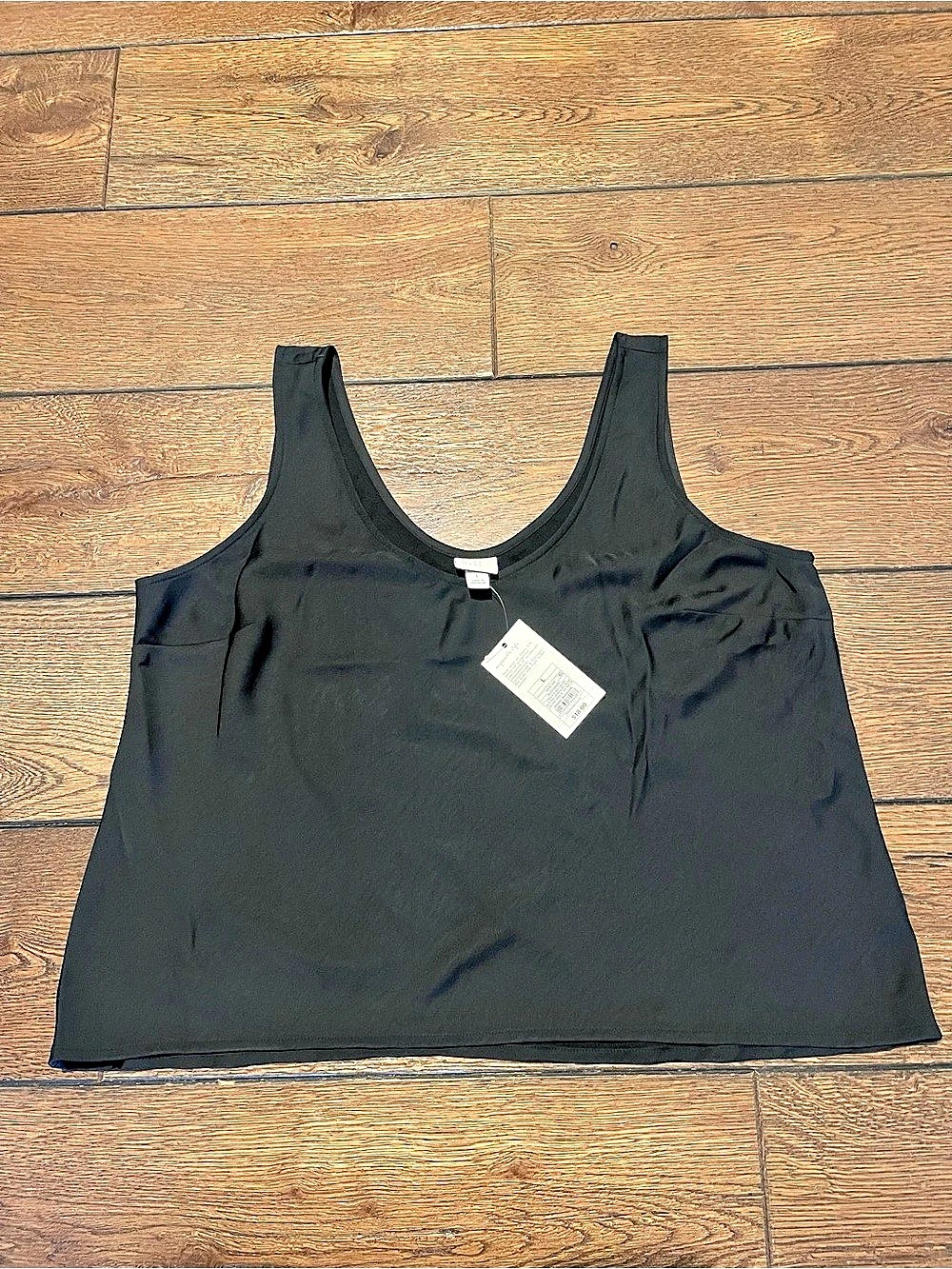 A New Day Black Tank Top Size Large NWT